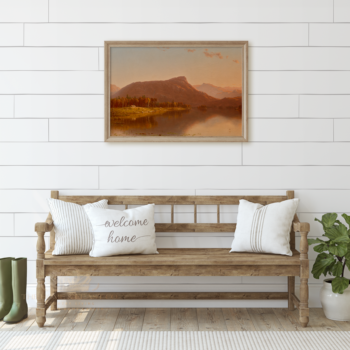 A Home in the Wilderness / Circa 1866 - Fine Art Reproduction Print