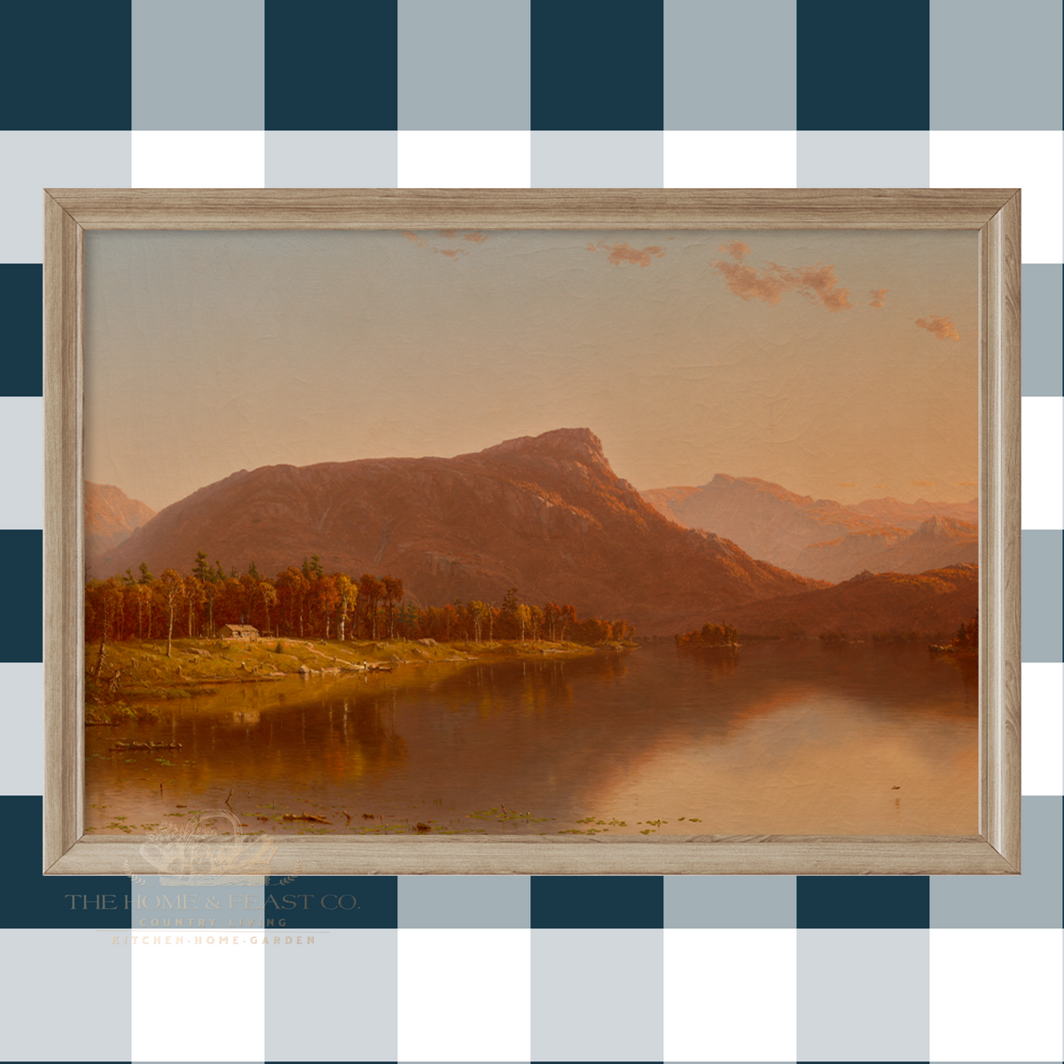 A Home in the Wilderness / Circa 1866 - Fine Art Reproduction Print