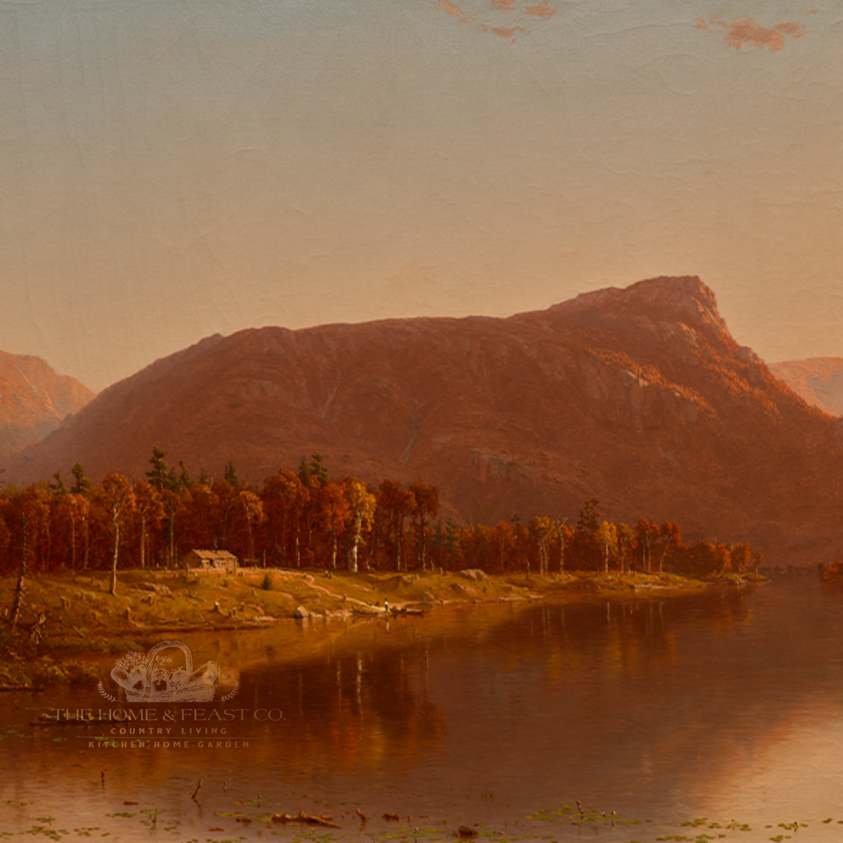 A Home in the Wilderness / Circa 1866 - Fine Art Reproduction Print