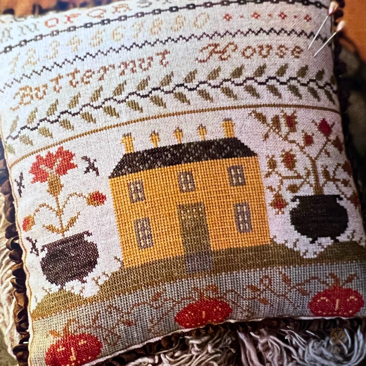 Butternut House Pinkeep – Cross Stitch Pattern