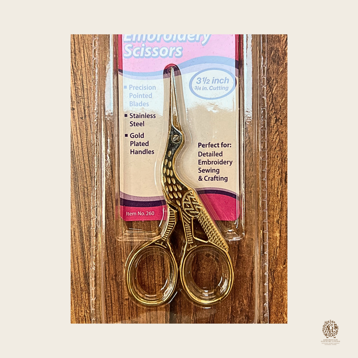Embroidery Stork Scissors