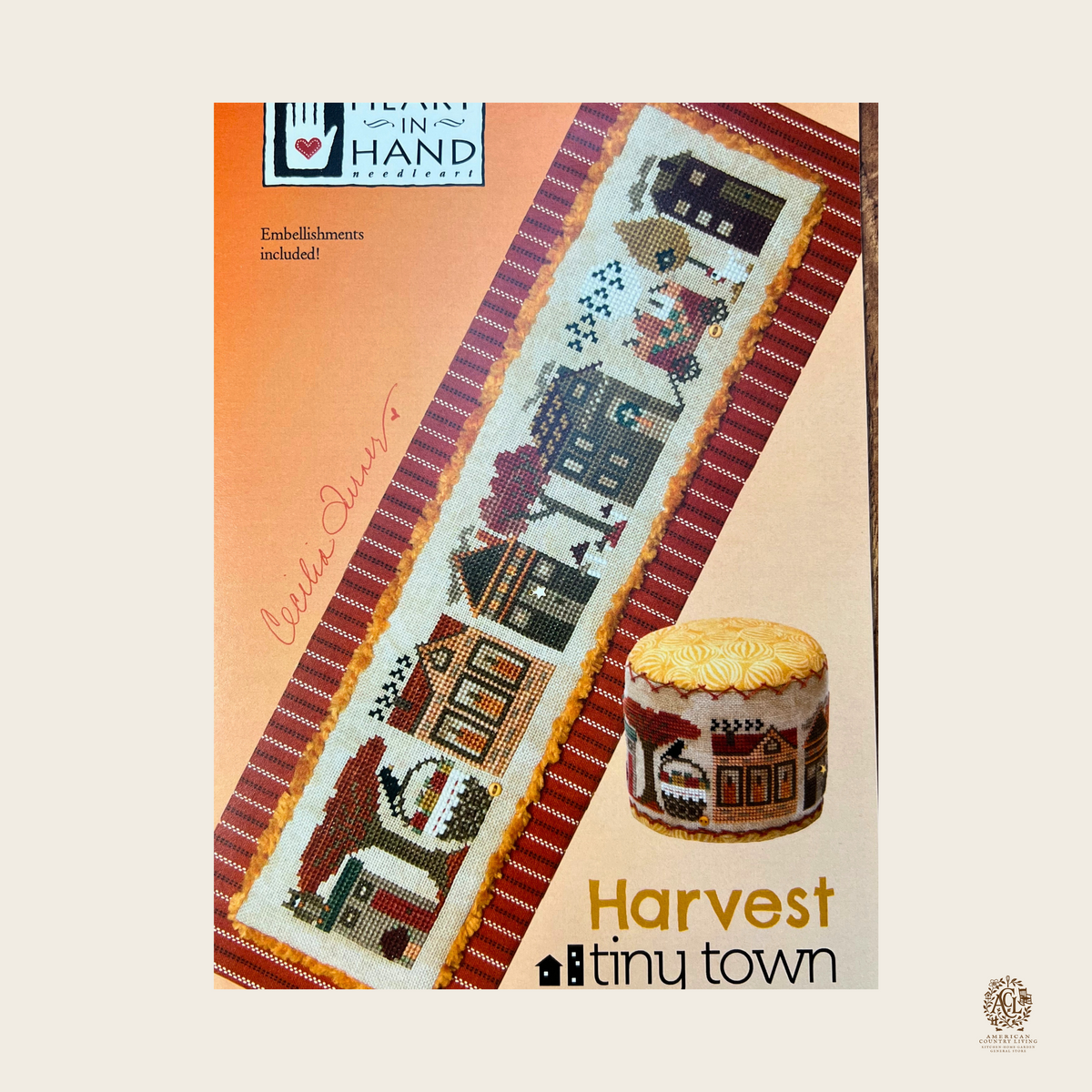 Harvest Tiny Town (w/emb) – Cross Stitch Pattern