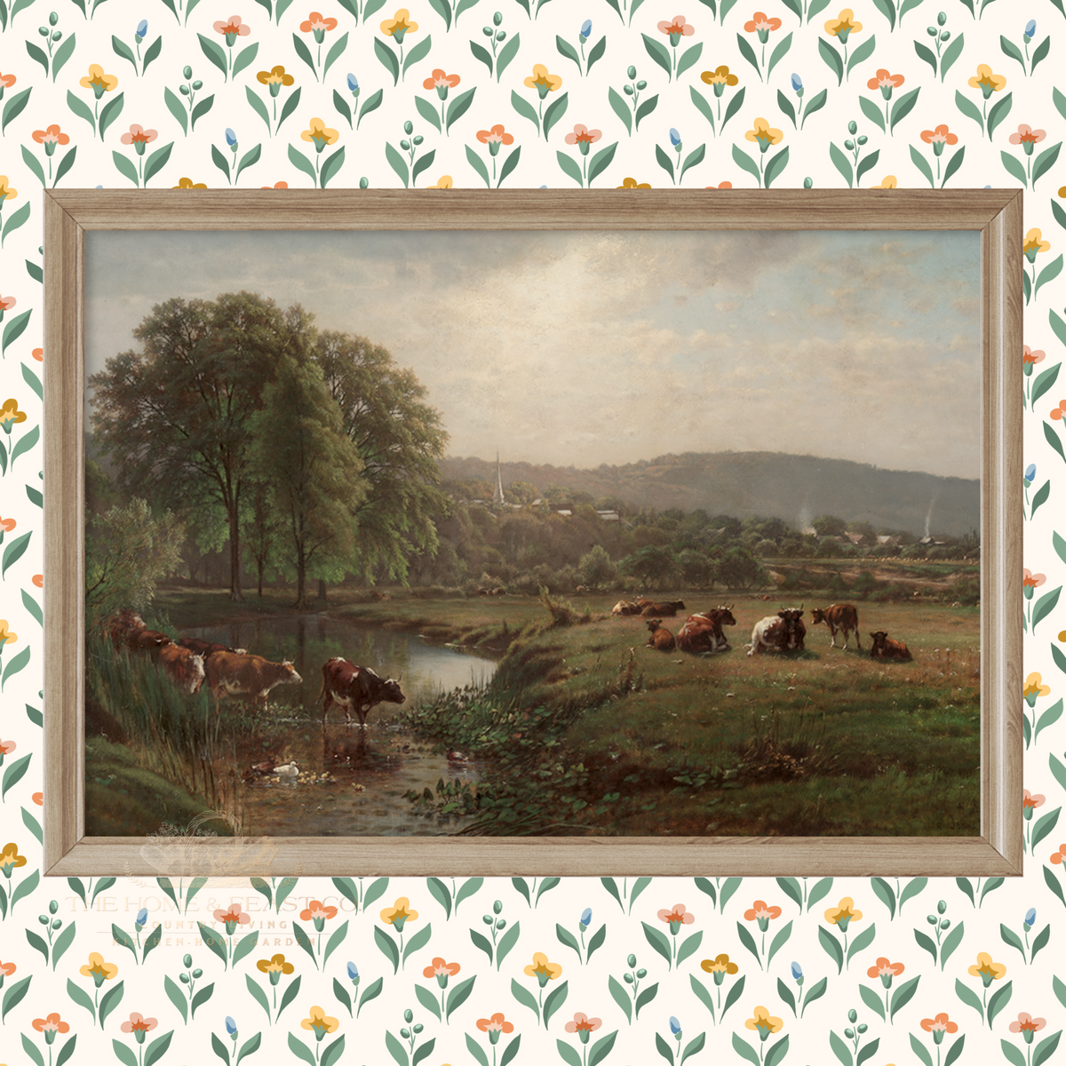 Morning in New England  / Circa 1873 - Fine Art Reproduction Print