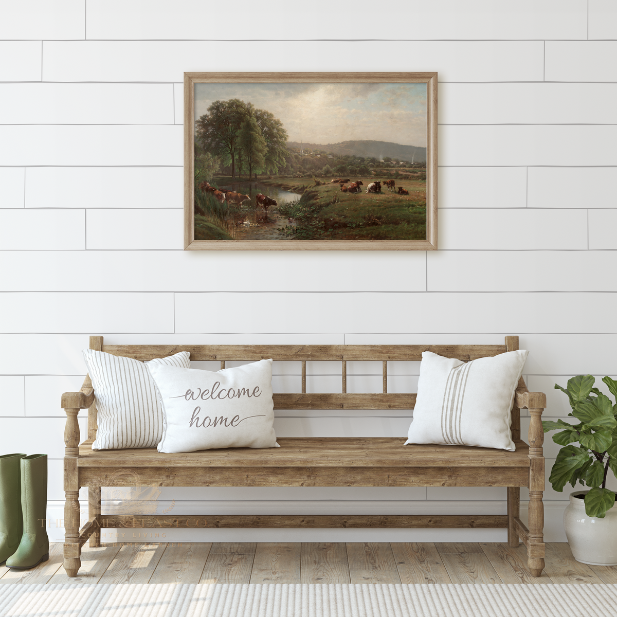 Morning in New England  / Circa 1873 - Fine Art Reproduction Print