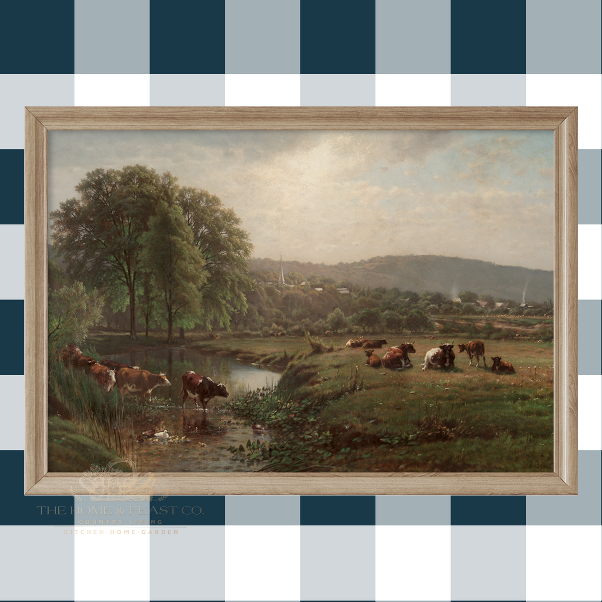 Morning in New England  / Circa 1873 - Fine Art Reproduction Print