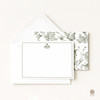 Hummingbird Toile Note Cards with Personalized Monogram